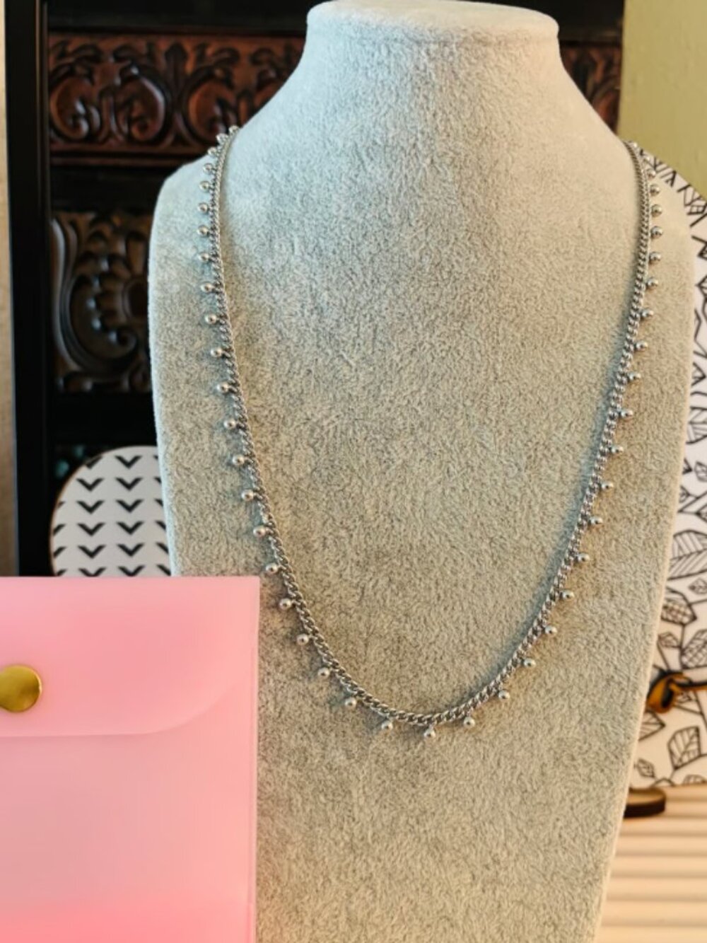 Bar by Alexa Rae Just As I Am Necklace- Silver